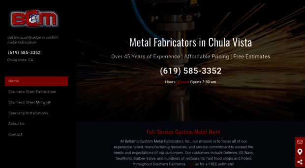 bellamacustommetals.com