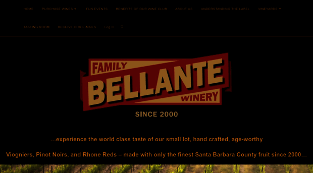 bellantefamilywinery.com