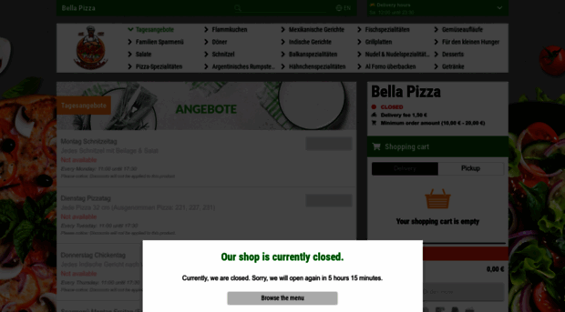 bellapizza.online