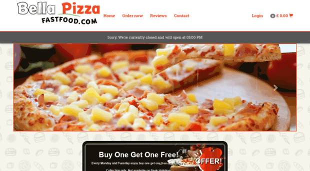 bellapizzafastfood.com