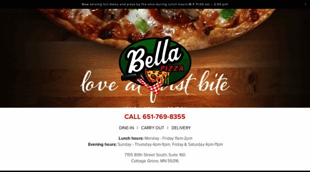 bellapizzanow.com