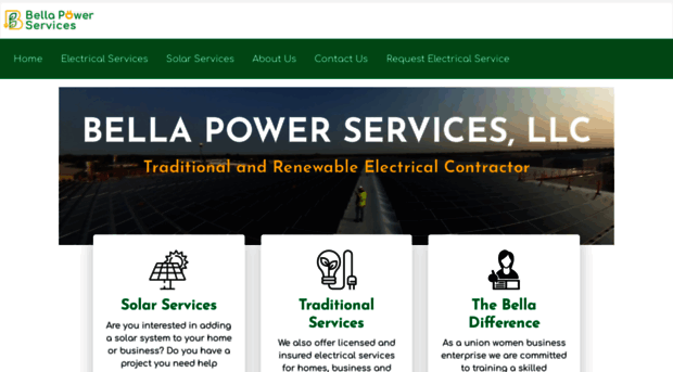 bellapowerservices.com