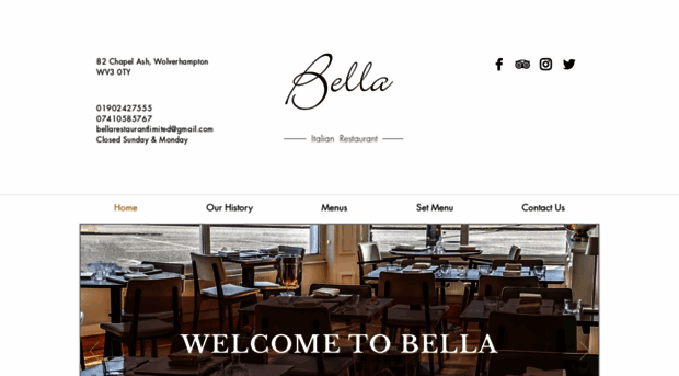 bellarestaurant.co.uk