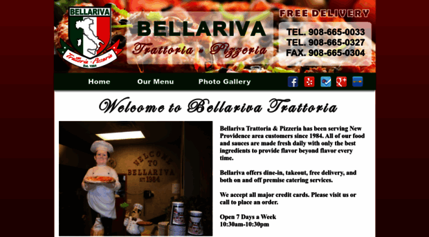 bellarivatrattoria.com