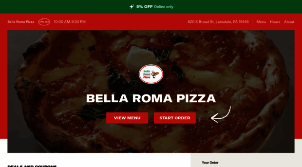 bellaromapizzapa.com