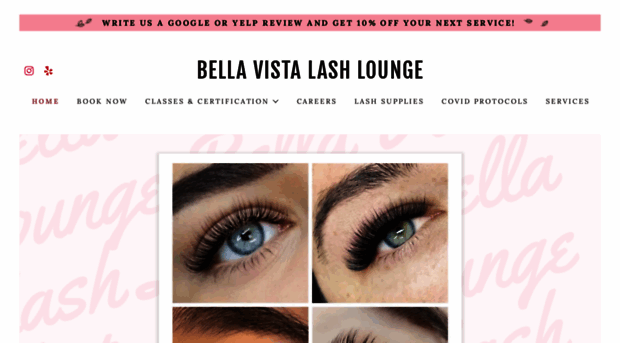 bellavistalashlounge.com