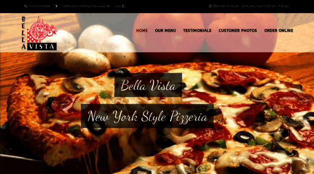 bellavistapizza.com