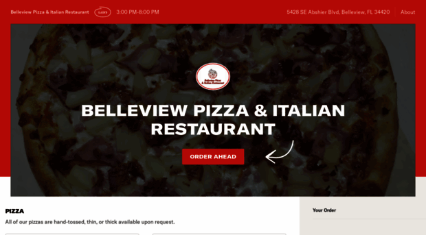 belleviewpizzaitalianrestaurant.com