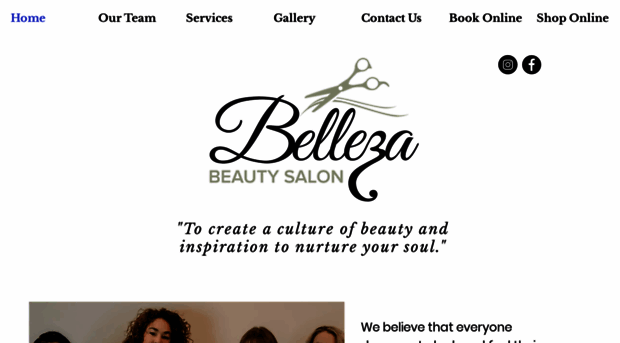 bellezabeautysalon.net