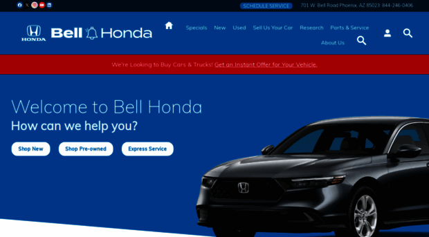 bellhonda.com