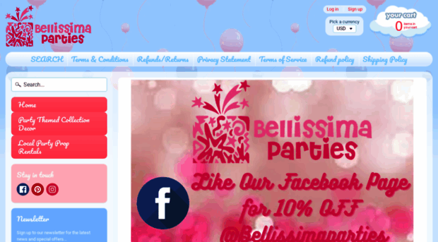 bellissimaparties.com