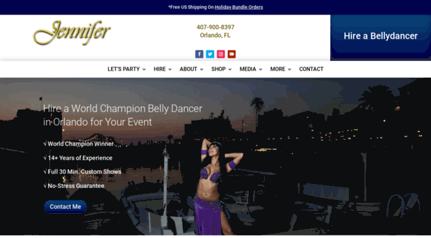 bellydancebyjennifer.com