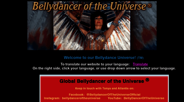 bellydanceroftheuniverse.com