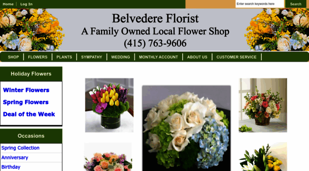 belvedere-florist.com