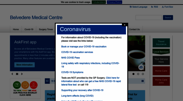 belvederemedicalcentre.co.uk