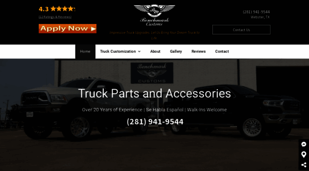 benchmarkcustomtrucks.com