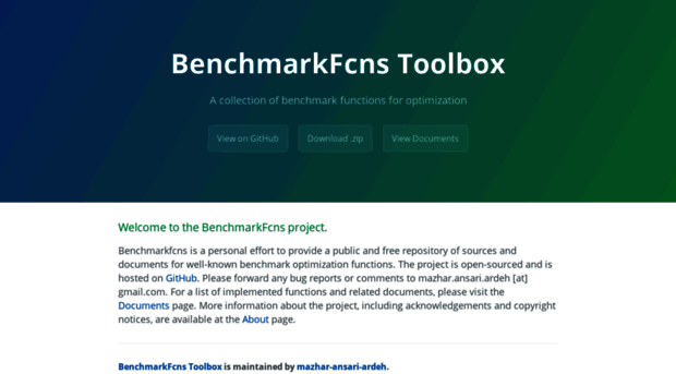 benchmarkfcns.xyz