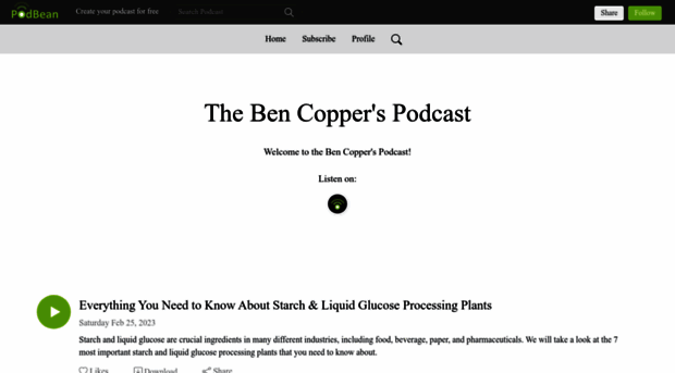 bencopper.podbean.com