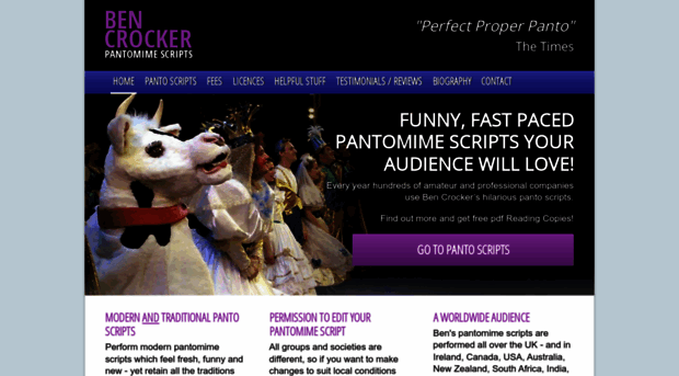 bencrockerpantomimes.com