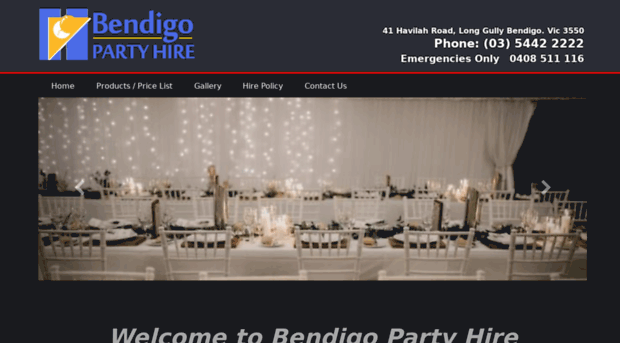 bendigopartyhire.com