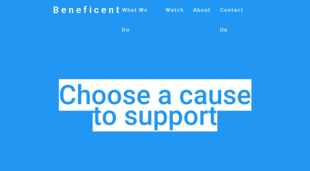 beneficent.co