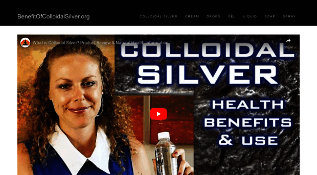 benefitofcolloidalsilver.org