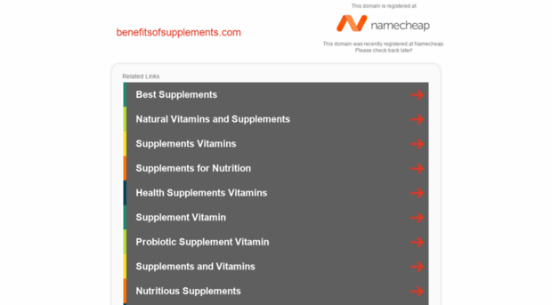 benefitsofsupplements.com