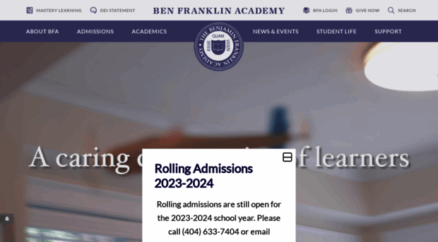 benfranklinacademy.org