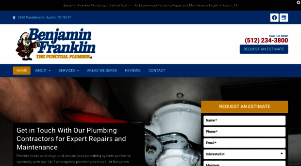 benfranklinplumbingaustin.com