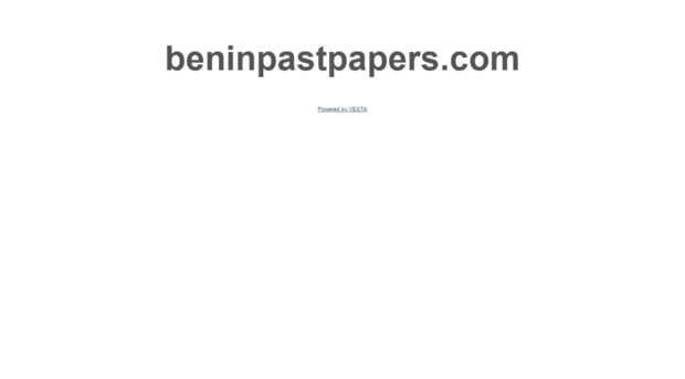 beninpastpapers.com