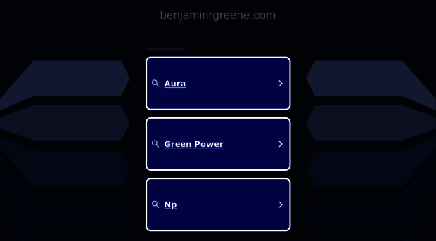 benjaminrgreene.com