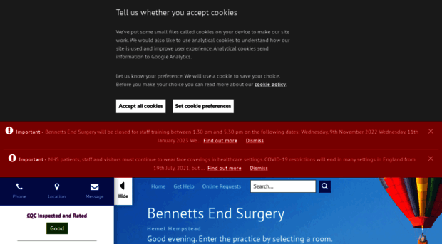 bennettsendsurgery.co.uk