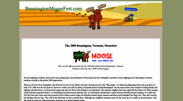 benningtonmoosefest.com