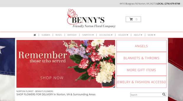 bennysflowersandgifts.com