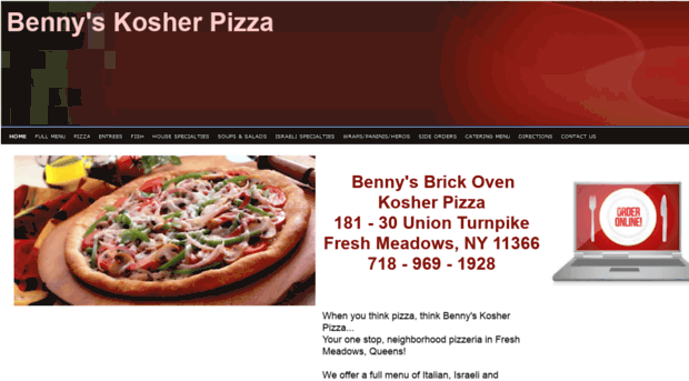 bennyskosherpizza.com