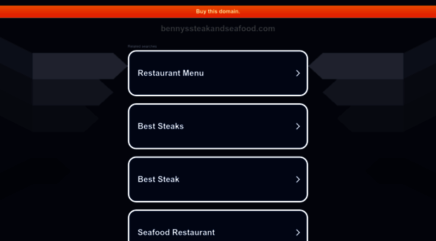 bennyssteakandseafood.com