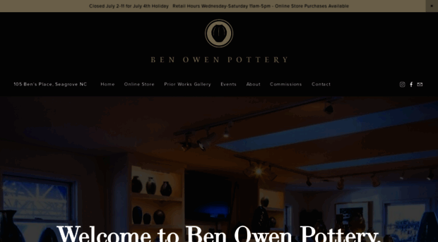 benowenpottery.com