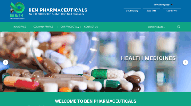 benpharmaceuticals.in