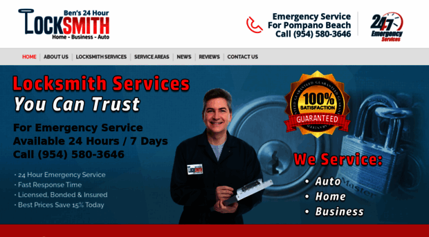 bens24hourlocksmith.com