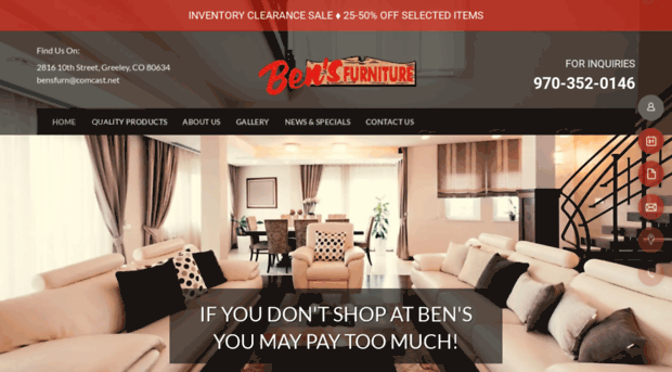 bensfurniture.com