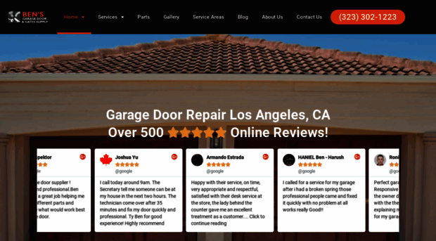 bensgaragedoorandgatesupply.com