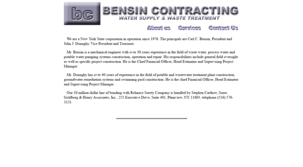 bensincontracting.com