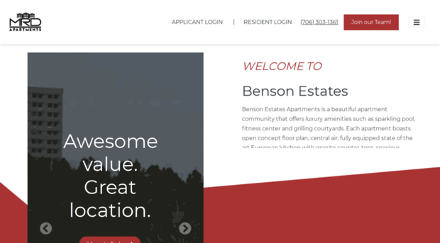 bensonapts.com