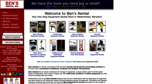 bensrental.com