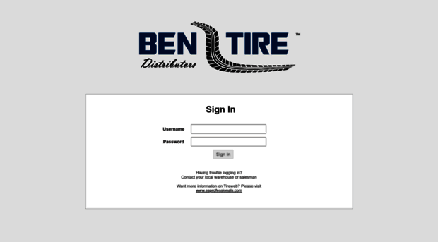 bentire.tireweb.com