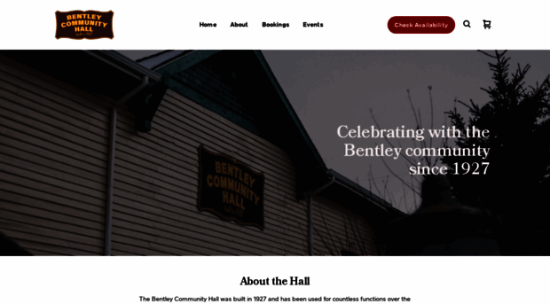 bentleycommunityhall.com