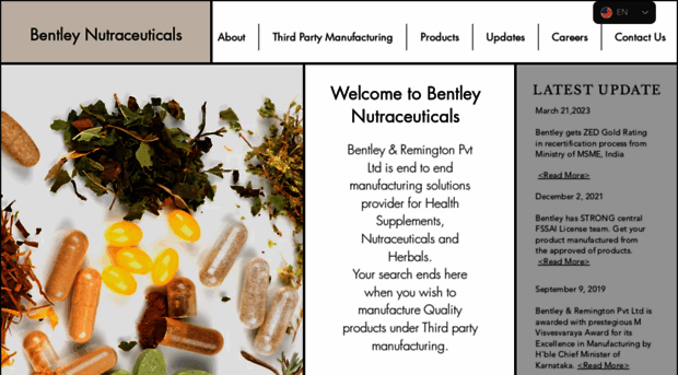 bentleynutraceuticals.com