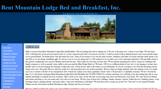 bentmountainlodgebedandbreakfast.com