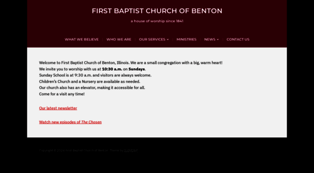 bentonfirstbaptist.org