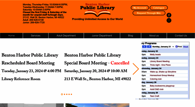 bentonharborlibrary.com